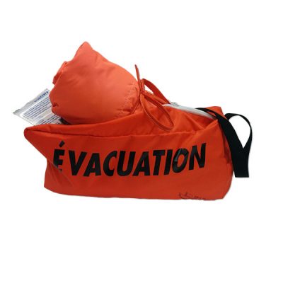 Sacs d'évacuation (incluant couvertures)
